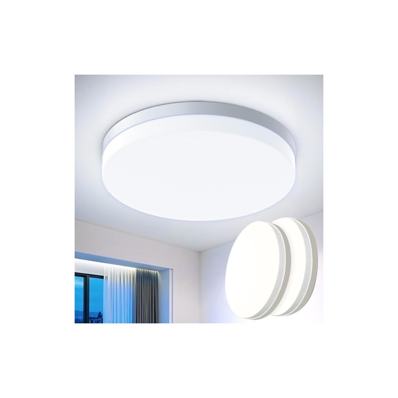 Kuwork Ceiling Light LED Ceiling Light Flat 48 W Ceiling