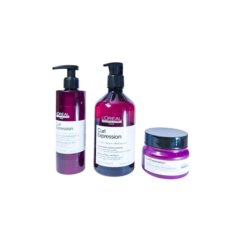 Loreal Kit Curl Expression Shampo Gel Mascaril Crema