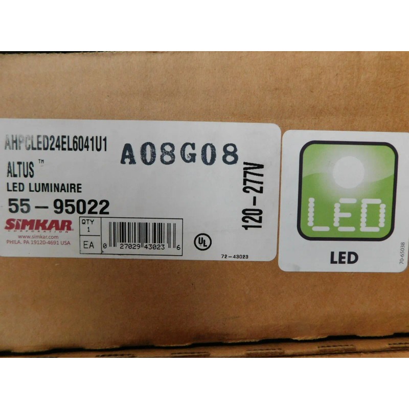 Simkar NEW Simkar LED 2x4' Recessed Luminaire Troffer Light 120-277V