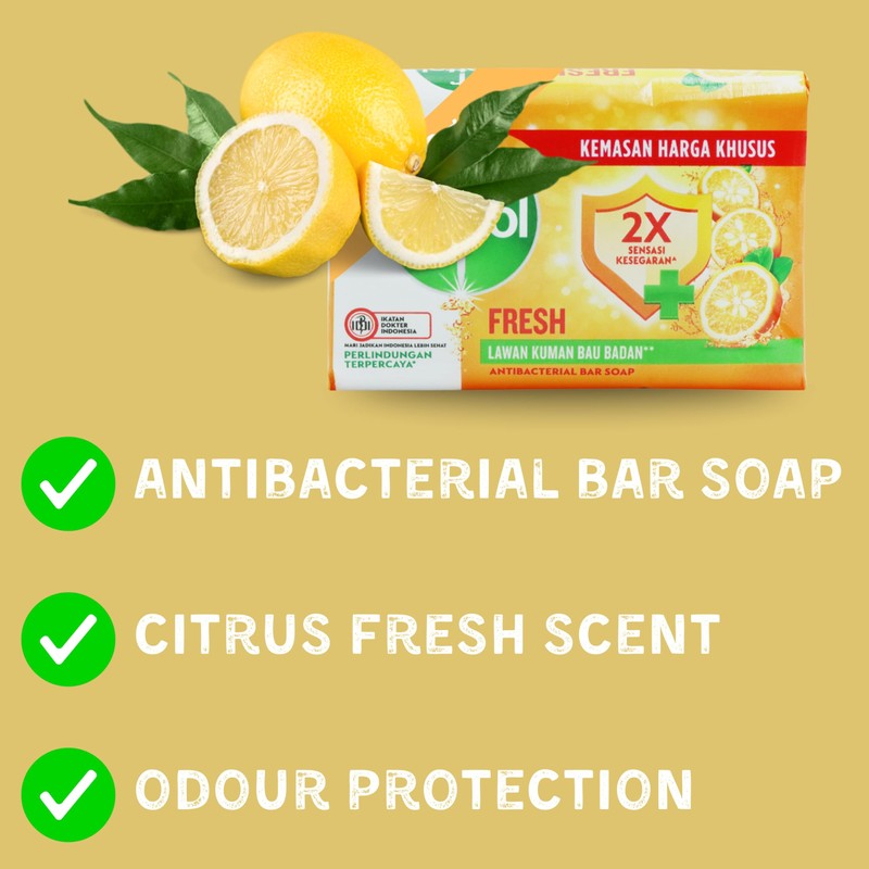 Antibacterial Soap Bundle with 3 pack soap bars - Original,