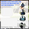 8Pcs Dashcam Windshield Sticker Electrostatic Film Transparent Sticker to Prevent