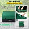 VEVOR Outdoor Storage Box, 150 Gallon Waterproof PE Tarpaulin Deck