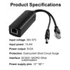 100M PoE Splitter 48V to 5V 2.4A Output with IEEE