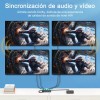 GOMITA Splitter Hdmi 1*4 Divisor De Señal Amplificador Conecta 4
