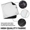 Funny Rooster Chicken Windshield Sunshade for Car SUV Truck Foldable