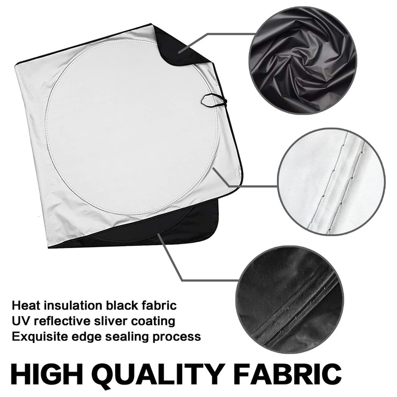Funny Rooster Chicken Windshield Sunshade for Car SUV Truck Foldable