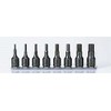 Kohken 3/8 (9.5 mm) SQ. Hex Bit Socket Rail Set,