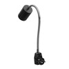 ledscom.de WAIKA GU10 Socket Lamp Gooseneck Switch Black with GU10