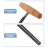 ULTNICE Violin Peg Hole Reamer with Wood Handle