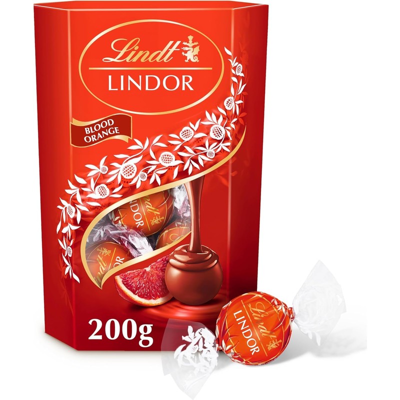 Lindt Lindor Milk Orange 200g
