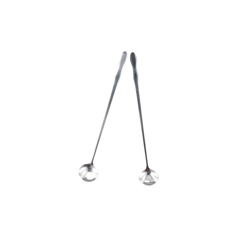 Leadigol 6PCS Long Handle Spoon Mixing Spoon 10-Inch Stainless Steel