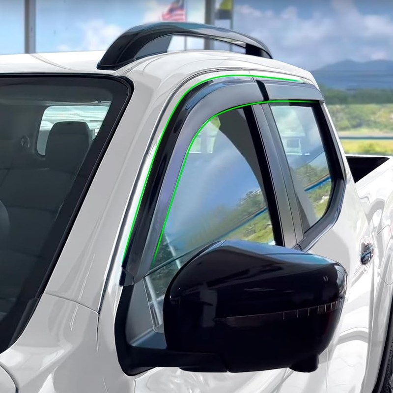 Wind and Rain Deflector for Nissan Navara 2015-2024 NP300 D23