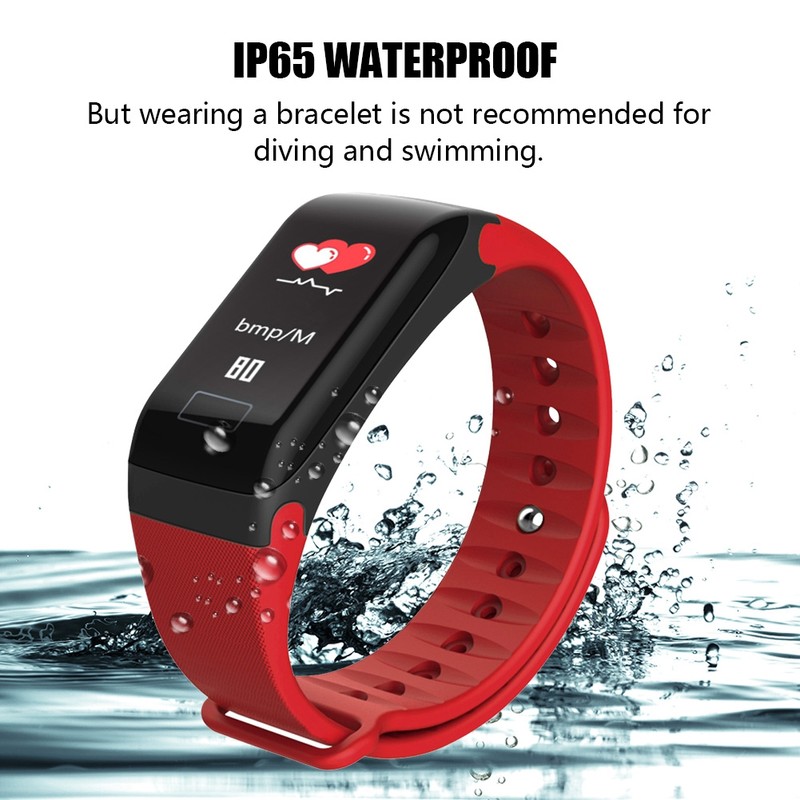 Color Screen Smartband Heart Rate Monitor Waterproof Sport Smart Wristband