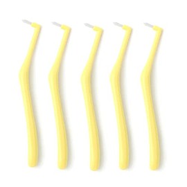 Ontaft Brush, Dental Oral Care Pecure, M (Medium), Yellow (Set of 24)
