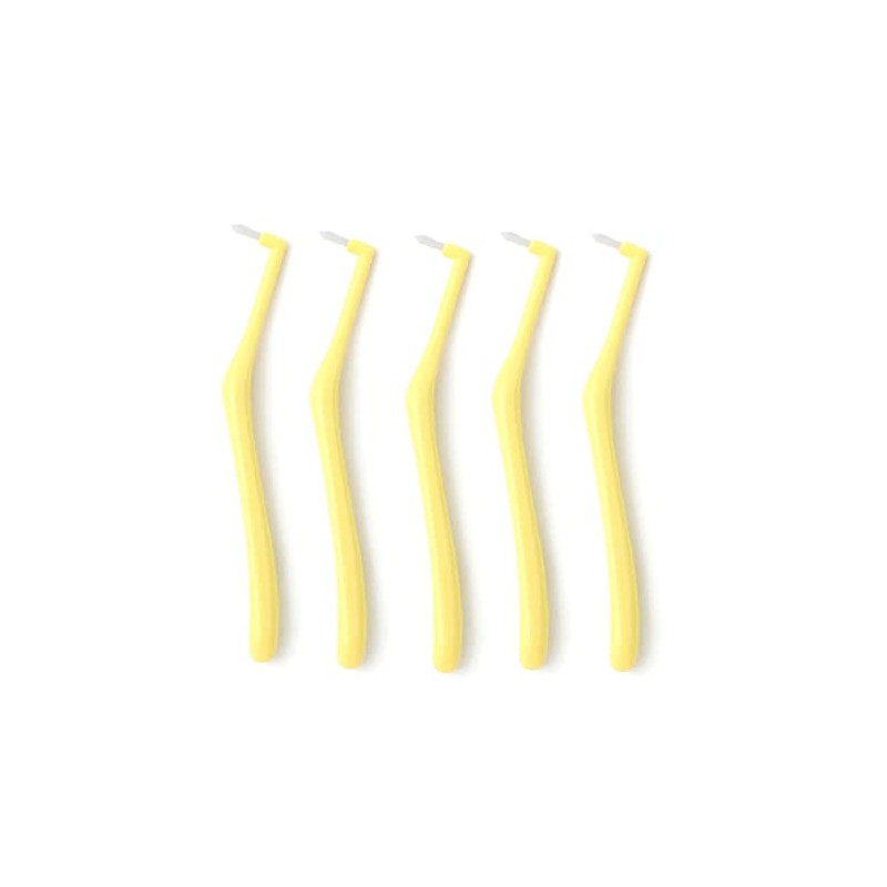 Ontaft Brush, Dental Oral Care Pecure, M (Medium), Yellow (Set