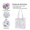 TotePrint Transparent Glitter PVC Beach Bag, 30 x 28 x