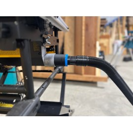 1-7/8" Hose Adapter compatible with Dewalt, Milwaukee & Ridgid 2 1/4 Table Saws - Made in USA