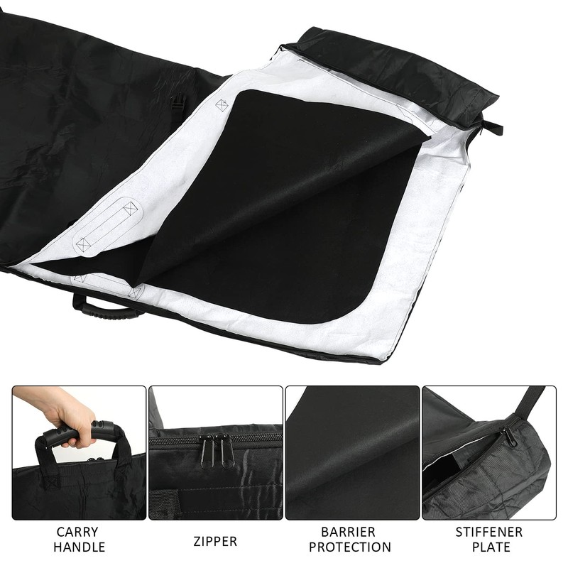 D-Lumina Soft Top Window Storage Bag Compatible with Jeep Wrangler
