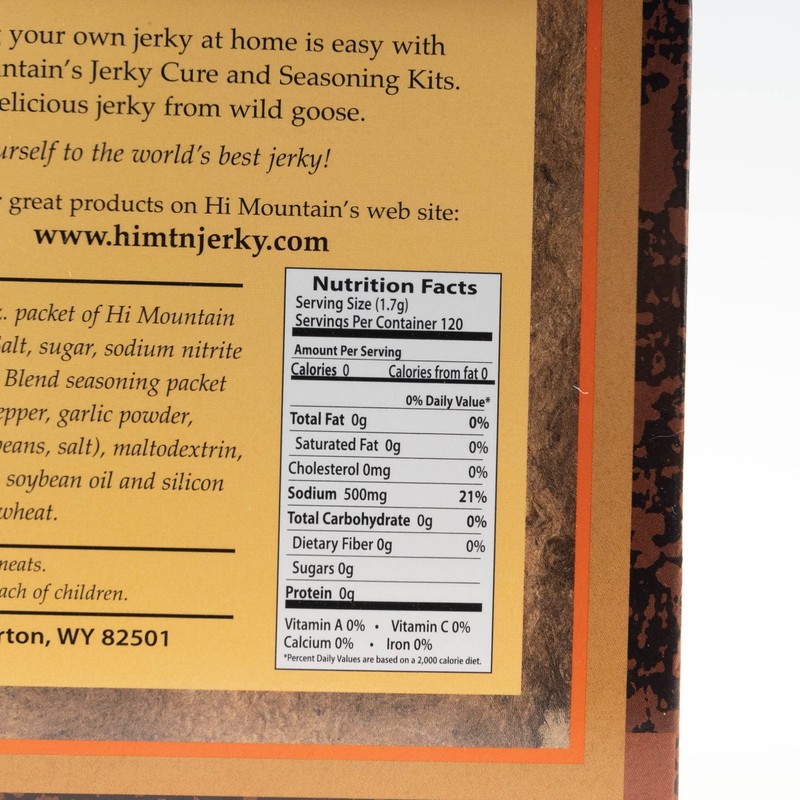 Hi Mountain Jerky Seasoning and Cure Kit | WILD GOOSE