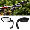 Bike Rearview Mirror Left Wide Range Foldable Handlebar Bike Mirror