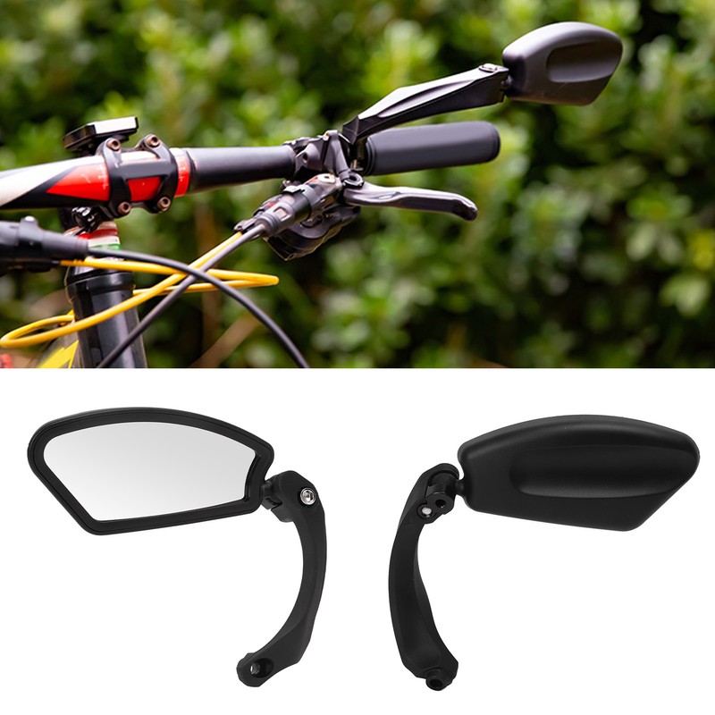 Bike Rearview Mirror Left Wide Range Foldable Handlebar Bike Mirror