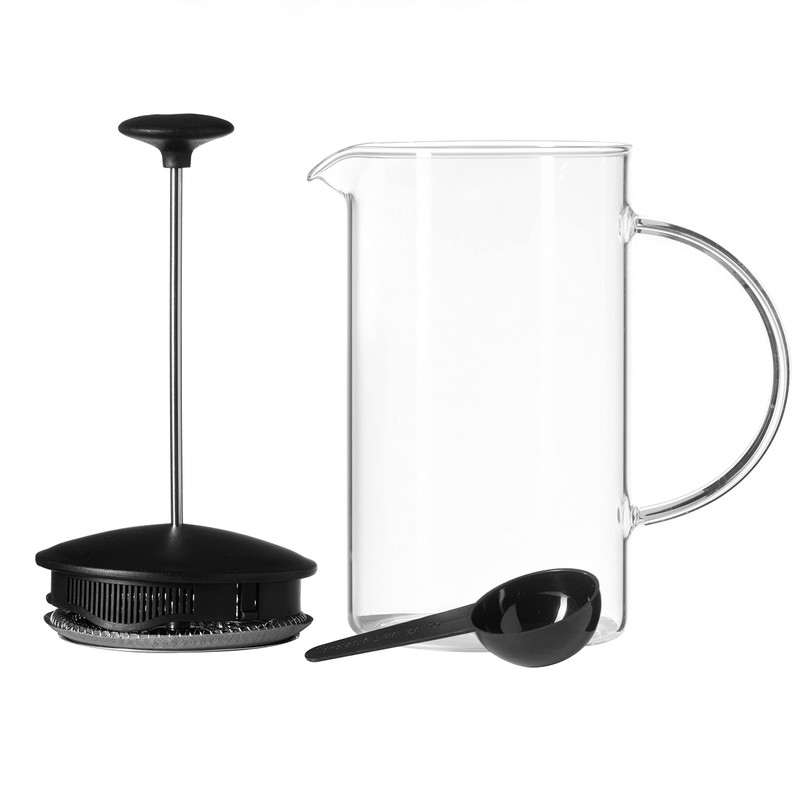 LEONARDO HOME CAFFÈ PER ME Kaffeeaufbreiter, Glas, klar