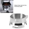 Coffee Dosing Funnel Stainless Steel Firmly Link Easy Installation Rotatable