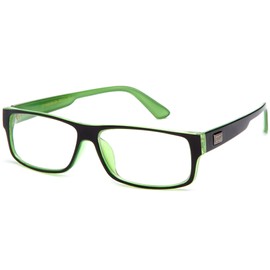 Newbee Fashion - "Kayden" Retro Unisex Plastic Fashion Clear Lens Glasses