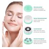 Cepillo De Limpieza Facial Multifuncional Masaje Con 3 Modos Turquesa