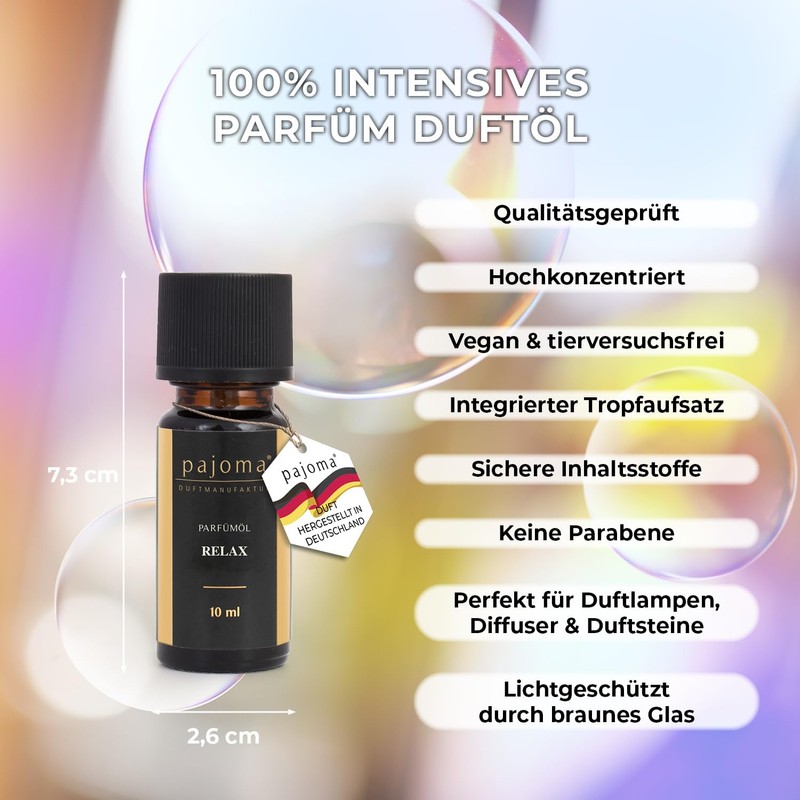 pajoma Duftöl 10 ml, Relax - Golden Line | feinste
