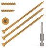 Bobibbi Deck Screws #10 x 4’’, T25 Star Torx Drive