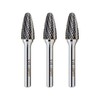SF-5 Tungsten Carbide Burr Tree Shape Radius End Double Cut