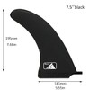 Single Fin 7.5" Fiber Nylon Surfboard Fin | Headless Screws