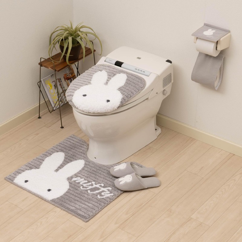 Senko 72655 Miffy Prima Miffy Toilet Mat, Approx. 22.8 x