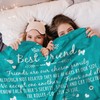 Omokil Best Friend Blanket Gifts, Friendship Gifts for Women, Bestie