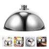 Yardwe Stainless Steel Dish Food Cover, Dome Plate Covers to