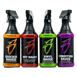 Bling Sauce Boat Cleaning & Detailing Kit for Marine and Automotive, 4-Pack, 20 oz Each