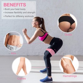 MYDEAR Bandas De Resistencia Elásticas con 5 Niveles Ejercicios Cintas Elasticas Fitness de Látex Natural, Bandas Elasticas Musculacion para para Yoga, Pilates, Crossfit, Estiramientos