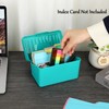 BTSKY 1 Pack 4 x 6 inch Index Card Box