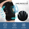 Hocafer- Rodillera Profesional Ajustable, Soporte Estable de La Rodilla de
