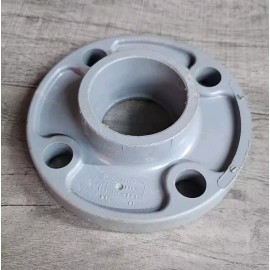 Unbranded 2" Schedule 80 PVC Flange Socket - 3 Available NEW! (unable to determine brand)