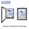 KINLINK 9x12 Kids Art Frames Set of 2, Solid Wood