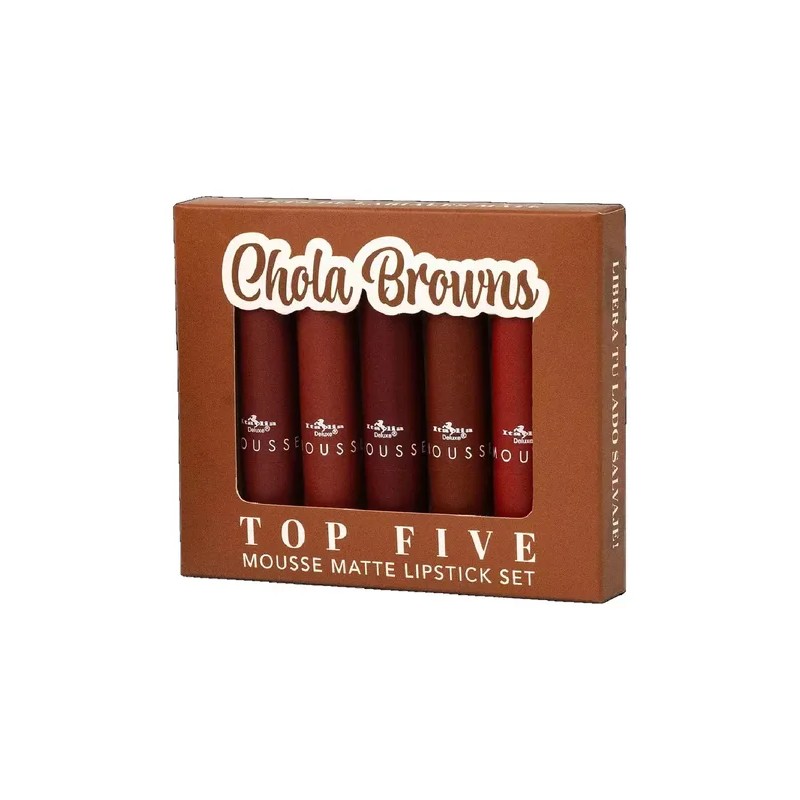 Chola Browns Italia Deluxe Matte + 1 Magic Pinkup Labial