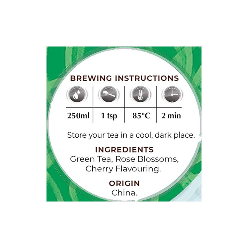 The Exotic Teapot – Supreme Cherry Sencha, 125g Tin, Sakura