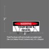 VISX Warning Your Mom's inside Bumper Sticker ride Decal funny
