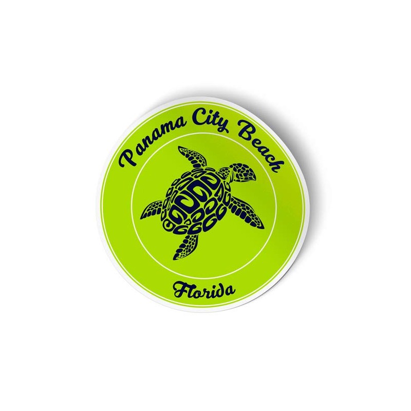 Squiddy Panama City Beach Florida Turtle Beach - Vinyl Sticker