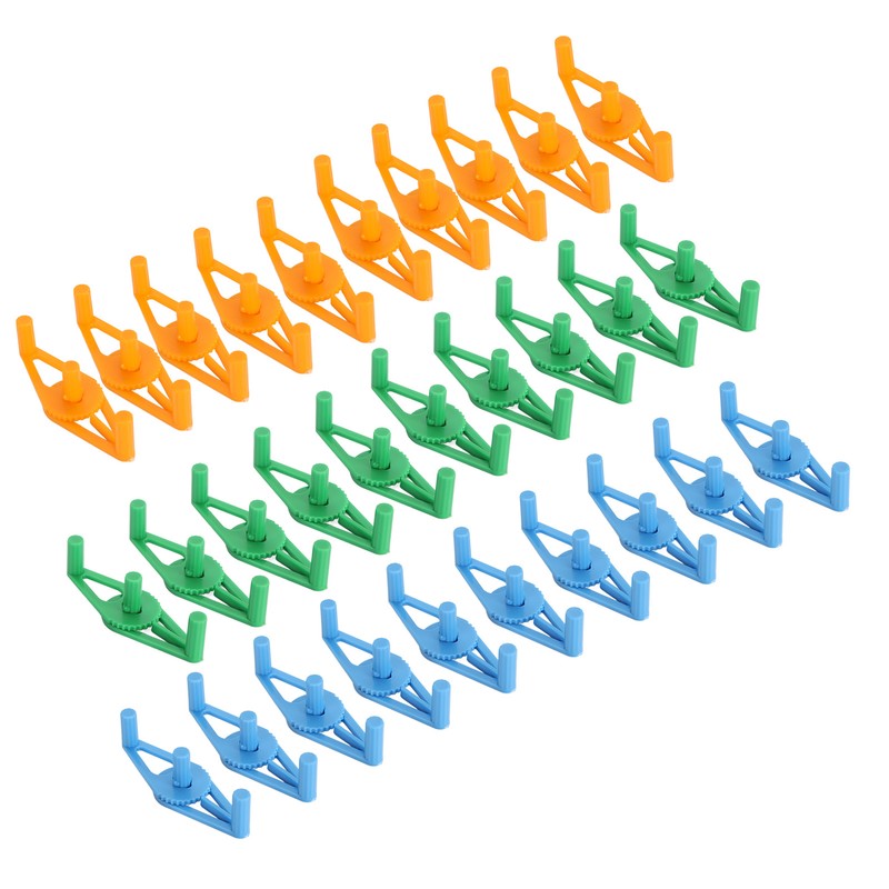 30pcs Low Stress Training Clips Adjustable Reusable Plastic Plant Stem
