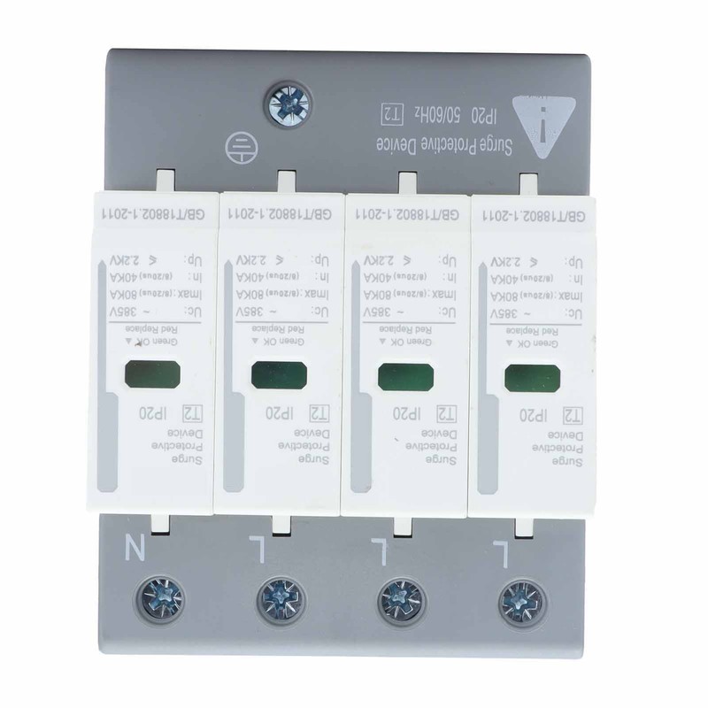 BERM Surge Protective Devices House Arrester Protector 4P 80KA SPD
