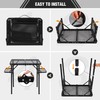 REDCAMP 35x16 Folding Grill Table for Outside with 2 Side