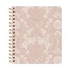Fringe Studio Non-Dated Weekly Planner, Vegan Leather Cover, "NOVEAU BLOSSOM",